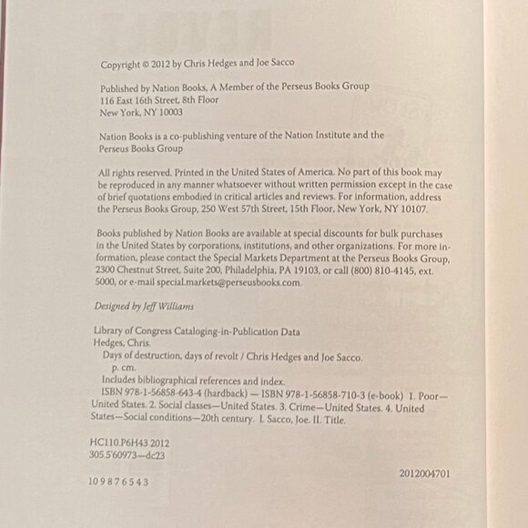 "Days of Destruction Days of Revolt," 2012 Hardcover - Picture 8 of 9